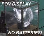 POV Display With Wireless Power!