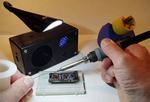 Motion-Activated Solder Fume Extractor With Lamp