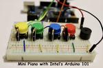 Mini Piano With Arduino 101