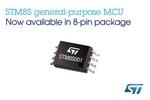 New 8-bit Microcontroller from STMicroelectronics Delivers Uniquely Flexible Feature Set in Space/Cost-Saving 8-Pin Package