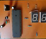 Temperature Sensor Using Lm35 and Atmega 16 in C