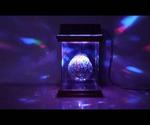 Mosaic Glitter Ball With Color LEDs