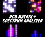 RGB Matrix + Spectrum Analyzer