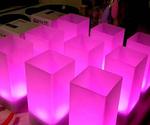 WiFi Controlled LED Wedding Table Pieces