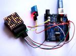 Current Temperature on 8*8 LED Dot Matrix