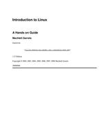 Introduction to Linux - A Hands on Guide