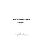 Linux From Scratch Version 8.1