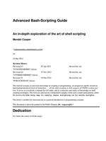 Advanced Bash-Scripting Guide
