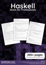 Haskell Notes for Professionals book
