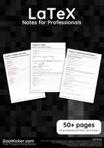 LaTeX Notes for Professionals book
