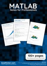MATLAB Notes for Professionals book