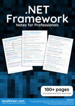 .NET Framework Notes for Professionals book