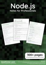 Node.js Notes for Professionals book
