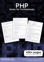 PHP Notes for Professionals book