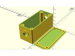 Customizable Project Box With Lid Screws and 2 Holes