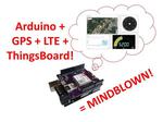 LTE Arduino GPS Tracker + IoT Dashboard