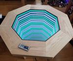 Octagonal Infinity Mirror Table