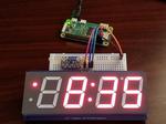 Raspberry Pi Clock with Temperature