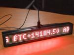 Realtime Cryptocurrency Ticker / YouTube Subscriber Counter