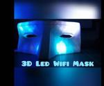 Arduino 3D Printed Wifi Neopixel Led Mask