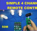 How To Make Simple 4 Channel On Off Remote Control
