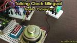 Talking Clock Bilingual (En+Pt)