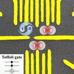 Experimentally Demonstrated a Toffoli Gate in a Semiconductor Three-Qubit System