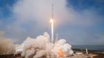 A SpaceX rocket blows a hole in the atmosphere