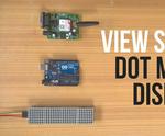 View SMS On A Dot Matrix Display
