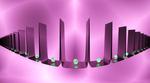 Two-toned light pattern creates steep quantum walls for atoms