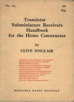 Transistor Subminiature Receivers Handbook for the Home Constructor