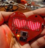 LED BLE Hearty Necklace/Badge