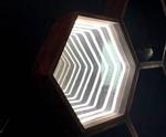 Hexagon Infinity Mirror With LED Lights and Laser Wire