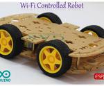 Wi-Fi Controlled 4-Wheeled Robot