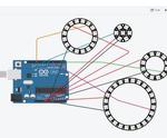 Multiple Independent NeoPixel Rings