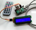 Clock With IR Remote Control for Time/Date Settings