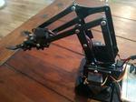 Robot Arm Controlled Through Ethernet