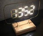 “Charlotte’s Web” Style LED Filament Clock