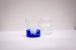 This bright blue dye is found in fabric. Could it also power batteries?