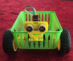 BasketBot - a Robot Car Made With a Plastic Basket