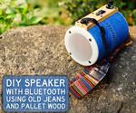 DIY Bluetooth Speaker From Old Jeans and Pallet Wood