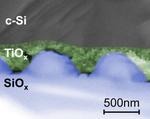 Patented nanostructure for solar cells: Rough optics, smooth surface