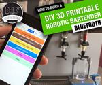 Arduino Robotic Bartender - 3D Printable & Bluetooth