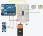 Ultrasonic Wall-Avoiding Robot