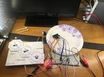 Backward Running Analog Clock with Three Steppers