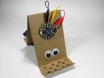 Cardboard Circuit Playground Express Inchworm Robot