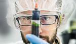 Living electrodes with bacteria and organic electronics