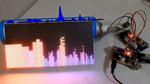 Arduino and full-color dot matrix LED made audio speaker