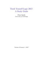 Teach Yourself Logic 2017: A Study Guide