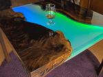 Glowing Neopixel Resin River Table